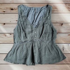 Women's Sleeveless Top - Olive Green